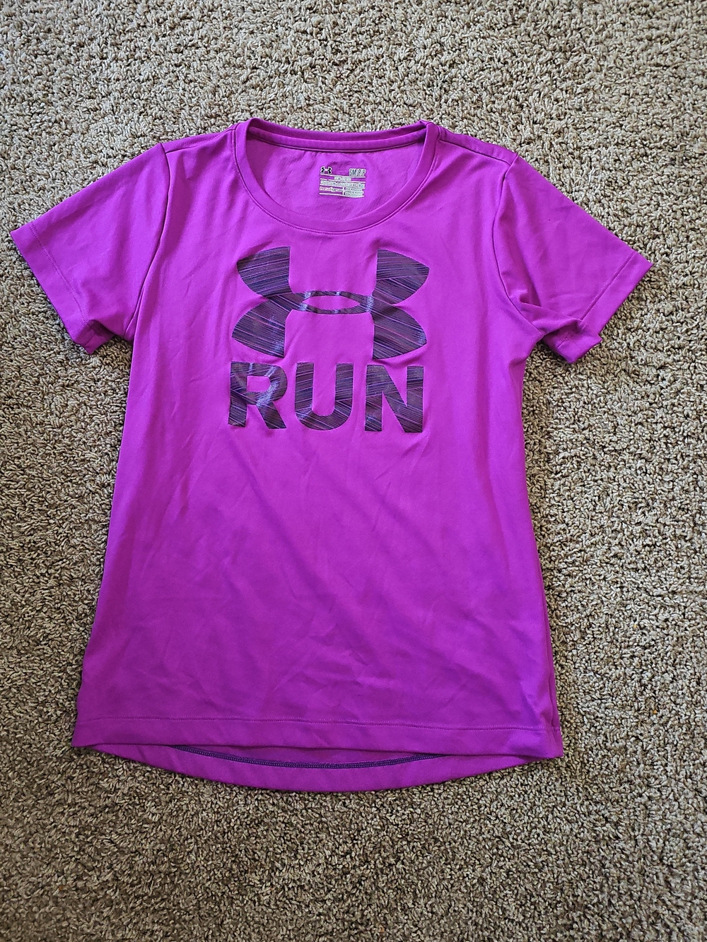 Under Armour HeatGear Short Sleeve Tee - Vibrant Magenta